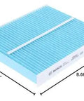 Dimensions of Premium HEPA Cabin Air Filter for Subaru Ascent Crosstrek Impreza Legacy Outback and Toyota C-HR Corolla Prius AWD