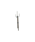 Badass Slick Adjustable Steel Hunting Trail Camera Stand Ranging 34 Inches Tall, showing post and mounting hooks for camera setup.