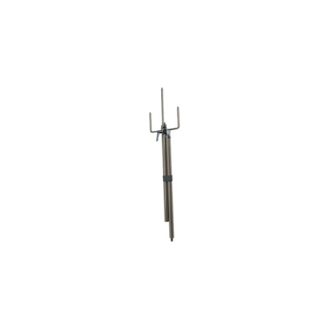 Badass Slick Adjustable Steel Hunting Trail Camera Stand Ranging 34 Inches Tall, showing post and mounting hooks for camera setup.