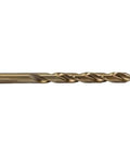 Twist drill bit, cobalt with gold oxide finish