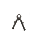Bi-Pod For Air Rifles With Foldable Legs, Quick Mount System, Black Finish, Fits 11-30 Millimeter Barrel Diameter front view