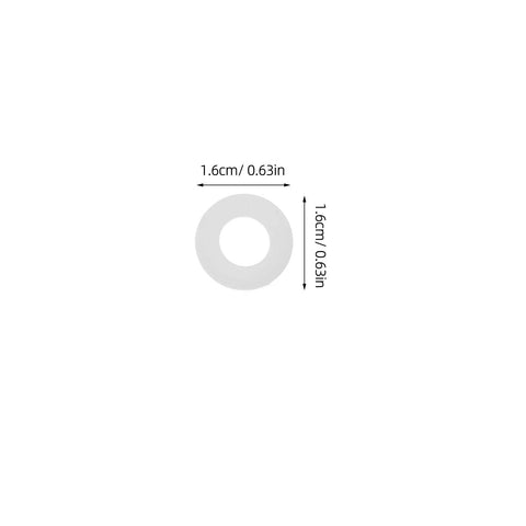 Nylon Flat Washers Assortment Kit 500 Pcs In Sizes M2 M2.5 M3 M4 M5 M6 M8 For All Your Furniture Mounting And Insulation Needs Easy To Install And Corrosion Resistant, 1.6cm washer