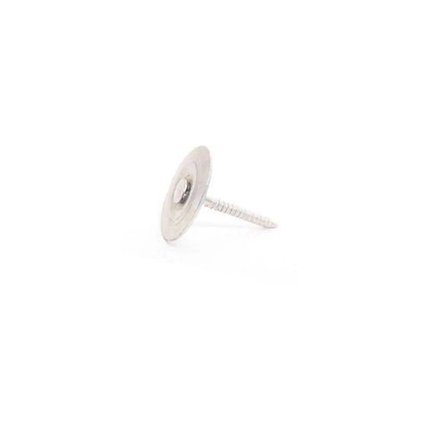 1 1/4 Inch 11 Gauge Ring Shank Galvanized Nails Carry A Sturdy Round Cap And Razor Sharp Diamond Point To Lock Down Heavy Lumber Securely While The Twenty Five Pound Box Is An Absolute Game Changer For Crews Building Tough Sites Today, viewed from the side.