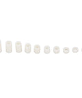 Nylon Standoff Spacer Kit 150 Piece Round Mounting Hardware Fasteners Set White For Electronics DIY Projects Durable Pro Grade Slip Resistant Spacers For Clean Mounts And Reliable Fixing, assorted white nylon spacers