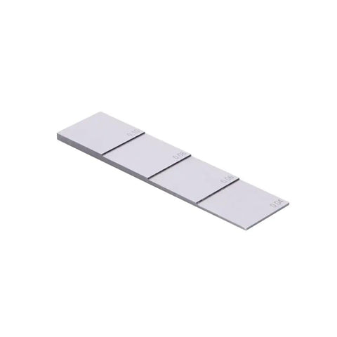 4 Step Calibration Block For Ultrasonic Thickness Gauge Step Wedge UT Block 1018 Steel With 0.040 To 0.100 Inch Steps for NDT