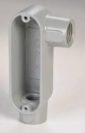 2 Inch Style LL Compact Flanged Aluminum Conduit Body Straight Shot Layout For Tight Spots Job Site Ready Heavy Duty Electrical Fitting