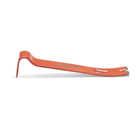Side view of Flat Bar from Heavy Duty 3 Piece Pry Bar Set For Automotive Industrial And Home Use Built For Real Tough Work And A Real Workhorse Includes Flat Bar And Pry Tools With ANSI And ASME Specs Durable Steel Construction For Demolition And Lifting In Any Shop Or Garage