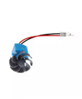Hands On Mini Wind Turbine And Hydroelectric Generator DIY Kit for learning, close-up of the plastic hydro generator component.
