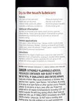 Rear view of Nonstick Dry Film Lubricant Aerosol 14 Oz Ultra Thin Dirt Resistant Coating bottle with label and safety warnings.