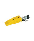 Single Acting Hydraulic Spread Cylinder With 1 Ton Capacity Narrow 3.7 Inch Jaw Span Spring Return Ideal For Lifting in Yellow