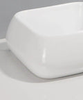 Close-up of USZWBY Vessel Sinks Modern Minimalist Creative Sink Home Art Above Counter Basin showing ceramic design.
