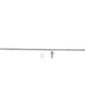 Universal Throttle Linkage Rod Kit For Classic Chevys 14.96 Inch Adjustable Accelerator Clip Made From Beefy Carbon Steel With White Zinc Plating Non Cable Linkage Works On 1967 1969 Camaro Nova Chevelle El Camino, rod and clips