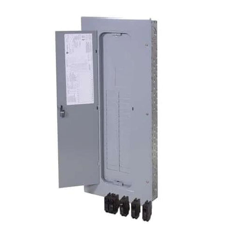 200A Single Load Center, 32 Spaces 64 Circuits, 1-Phase 3-Wire 120/240 VAC Main Lug Panel Convertible to Main Breaker, Copper Bus