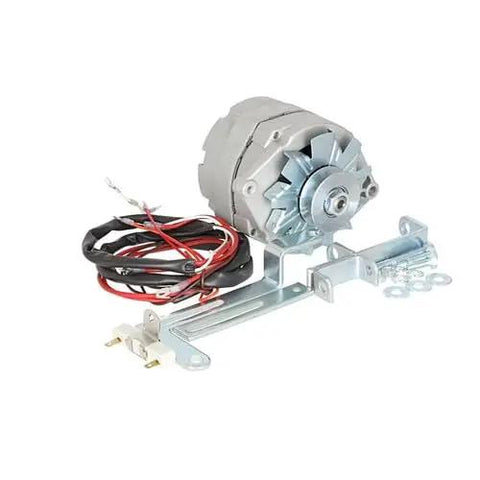 Top Shelf 6V To 12V Alternator Conversion Kit For Ford 8N Tractors Side Mount Distributor 63 Amp Output with wiring and brackets.