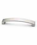 Curved Arch Cabinet Pulls Zinc Handle Bar 5.5 Inch Length With 5 Inch Center To Center Mounting Brushed Nickel Finish 7/8 Inch Width And Projection 1 Pack