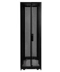 Front view of Side Panel for SR42UB Rack Enclosure With Key Lock Latch Black, SR42SIDE SmartRack Access Panel for 42U Standard Depth Cabinets