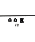 Beefy Heavy Duty Cane Bolt Door Latch Half Inch By Eighteen Inch Black Steel Gate Hardware For Heavy Wood Gates And Doors