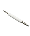 Top Shelf Platen Roller Direct Swap For 105SL Thermal Label Printer G32011M, white roller with metal ends.