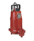 Heavy Duty Submersible Effluent Pump With 2 HP Motor And Reinforced Cast Iron Construction For Wastewater Handling, red rugged design.