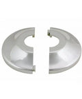 Retrofit One Piece Fire Sprinkler Escutcheon Cover Plate Slick Chrome Plastic Build Corrosion Proof For Yard Tasks Flat chrome cover for 1/2 inch sprinkler piping.