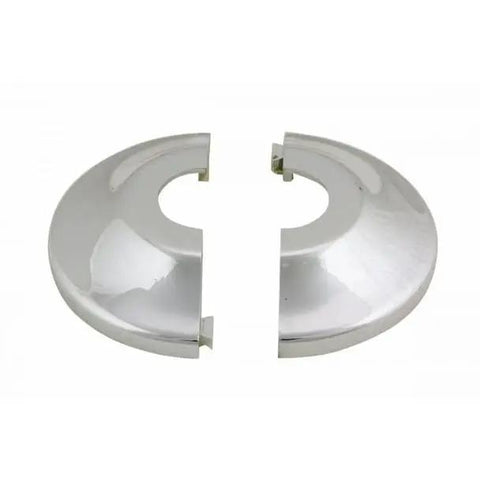Retrofit One Piece Fire Sprinkler Escutcheon Cover Plate Slick Chrome Plastic Build Corrosion Proof For Yard Tasks Flat chrome cover for 1/2 inch sprinkler piping.