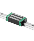 Close-up of Five Pack Square Linear Rail Kit Set With 600mm HGR35 Rails And HGH35 HA Carriages for CNC machines and DIY projects.