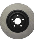 Centric Premium front brake rotor with black center hub and five-lug bolt pattern.