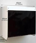 Heavy Duty EV Charger Cover And Weatherproof Outdoor Shield, 60cm steel protector with black front panel for weather protection.