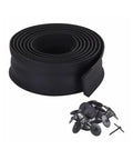 9 Foot Black Rubber Garage Door Bottom Seal For Weatherproofing And Draft Blocking That Stops Moisture Dust And Insects Easy Nail Or Screw Install