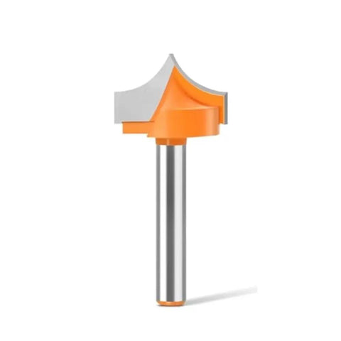 Premium 6mm Shank CNC Router Bit Fancy Milling Cutter For Woodworking Carving Projects. Close-up of precision cutting edge.