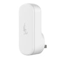Side view of white chime unit for Video Doorbell With Chime And Outdoor Security Camera Weatherproof WiFi Doorbell Camera 2 Way Talk Motion Alerts