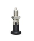 Top-Shelf Indexing Plunger Lock Pin Index Bolt M10-1.5 Coarse Thread Screw Stainless Steel 303 Carbon Steel MT302ZB side view