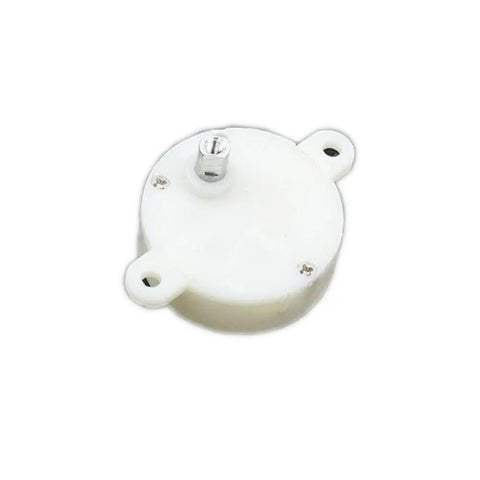 Top view of a Compact DC Gear Motor With Plastic Gearbox, Rock-Solid Stability, Low Speed, Beefy Torque, Full Plastic Gears for quiet use