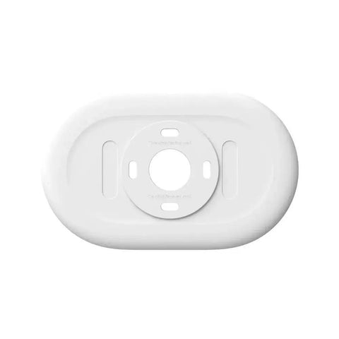 Thermostat Trim Kit For Nest Thermostat Easy Install Wall Plate Cover Snow Finish With Steel Plate And Mounting Screws