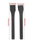 Two 21mm wide by 140mm long steel chisels for Heavy Duty Pneumatic Air Chisel And Industrial Hammer Tool use.