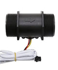 Go-To 1.5 Inch Water Flow Meter With Hall Effect Sensor Switch Pulse Output 10-150 LPM Waterproof Durable Flow Sensor
