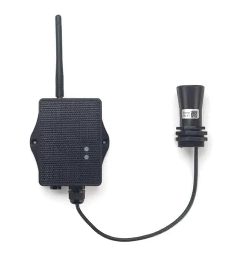 LoRaWAN Distance Detection Sensor DDS75-LB-LS for IoT, ultrasonic range sensor with antenna, cable, compact design for flat objects