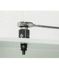 Pro Grade 3 Inch Conduit Knockout Die KD 3 installation with standard round punch for precision, close-up view
