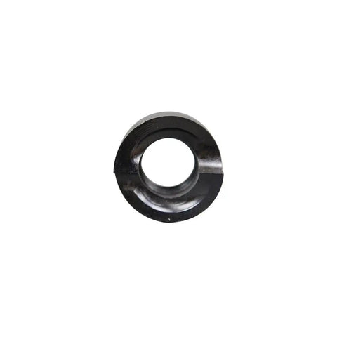 Front view of the 1.362 Inch Knockout Punch for 1 Inch EMT Conduit Cuts 10 Gauge Steel Aluminum Fiberglass and Plastic, black oxide finish