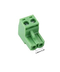 Dope 12 Pack Pluggable Terminal Block Socket 2 Position KF2EDG 5.08mm Pitch Green Connector, 300V 15A