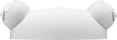 LED Emergency Light With Dual Adjustable Heads, Wall Or Ceiling Mount, UVOLT White Housing, 90 Minute Backup Power, front view