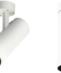 DJVHSRI Recessed Lighting Housing Trim Kits 10W Led Adjustable Aluminum Downlight mounted on ceiling, white finish, directional light.