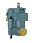 Badass Electric Submersible Pump With High Flow Rates And Quieter Operation Built For Sewage Sampling Large Aquariums And Small Pools Providing Ride Or Die Liquid Transfer From 2 To 21 Mpa Pressure, blue gear drive with intake and outlet ports.