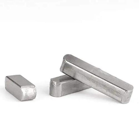 Feather Key Set 140 Pcs Round Ended Square Parallel Keys Kit With 3, 4, 5, 6 Mm Sizes For Power Tools And Machinery