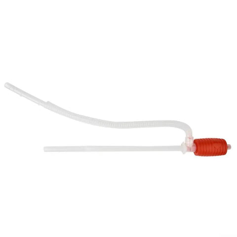 Beast Manual Siphon Pump For Oil And Water Transfer Hand Operated Fuel Extractor Tool For Cars Boats Pools Tanks Deck Heating Red And White Versatile Spill Cleanup And Refuel Helper For Home Garage Marine Use, red and white plastic siphon pump