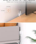 Image showing Major Flex Multi Plug Outlet Extender with five ports, compact design for tight spaces near furniture.