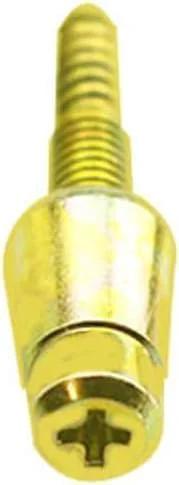 Close-up of a galvanized steel cross head fastener from the 10 Pieces Door Hinge Security Pins and Safety Screws Kit