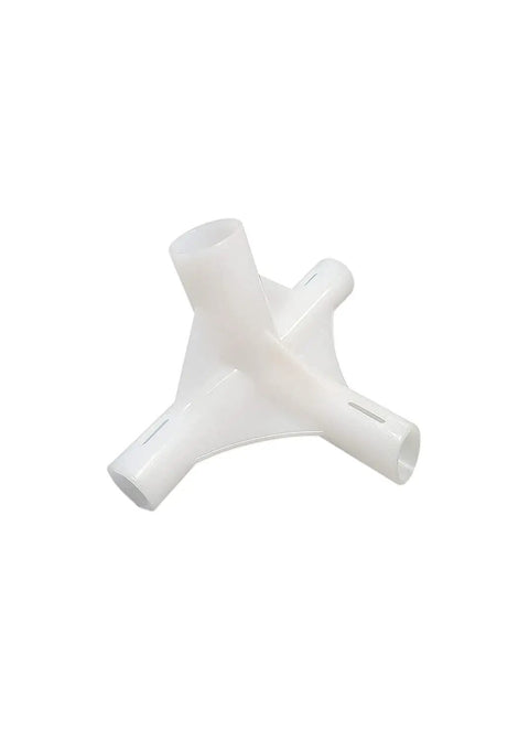 White corner connector for 15 Piece White Canopy Replacement Parts Kit for 10 by 20 Outdoor Tent Gazebo