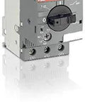 MS132 Rotary Manual Motor Protector Single Unit, 3-Phase 1.6-2.5 FLA, 600V Rated, Trip Class 10; front angle view