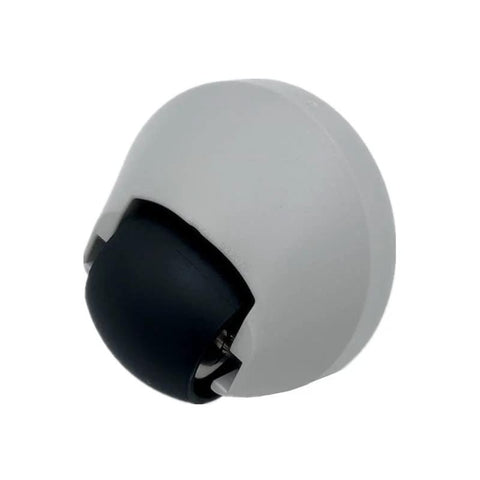 Front omni-directional wheel/caster for Roborock vacuum (Q Revo, S8 Pro Ultra, S8 MaxV Ultra), grey with black hub